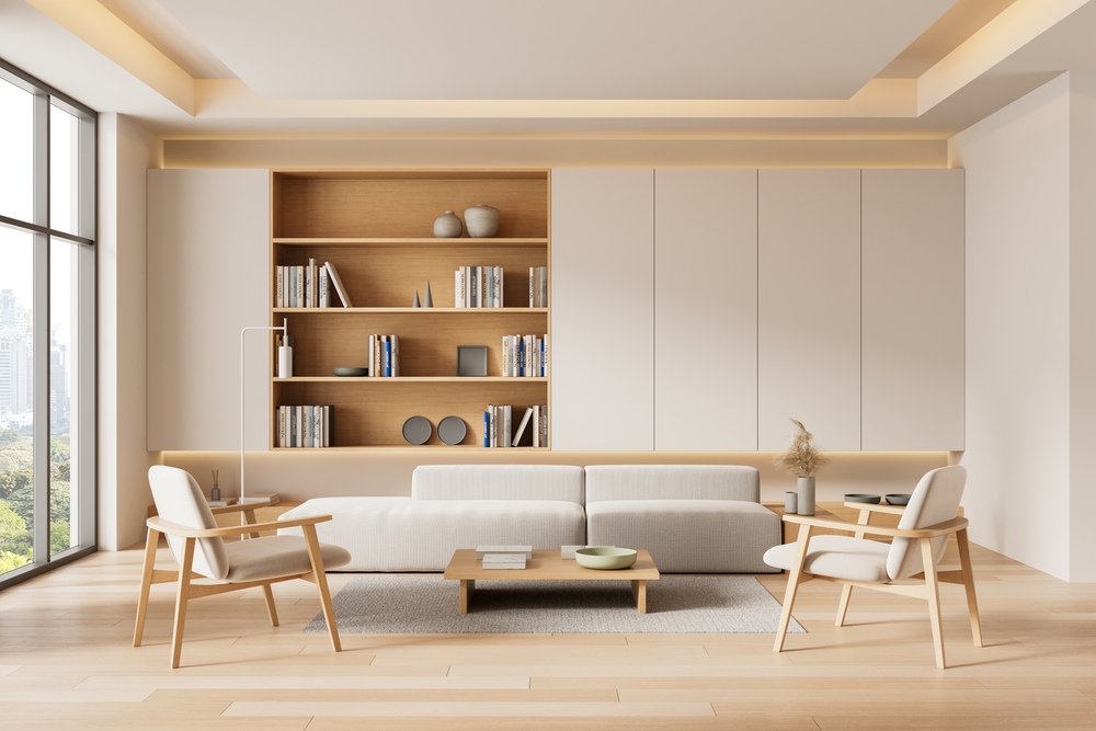 Built-In Shelves That Elevate New Orleans Living Rooms - carpenter in new orleans - one man and a toolbox