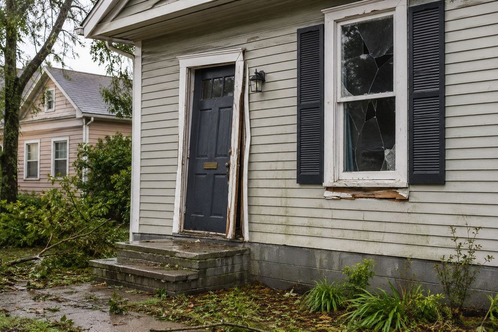 Common Door and Window Damage Caused by Hurricanes - carpenter in new orleans - one man and a toolbox